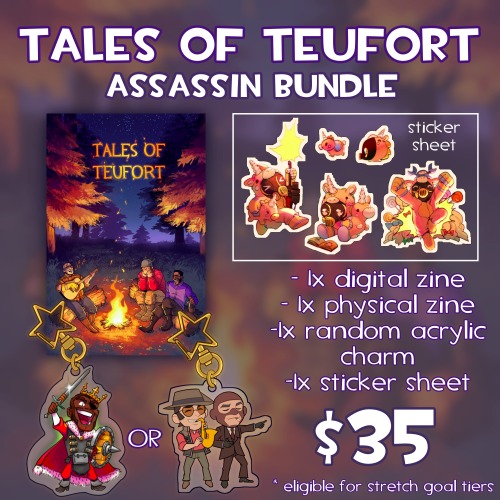 Preorders for “Tales of Teufort” is now OPEN! The “Tales of Teufort” zine will be up from November 2