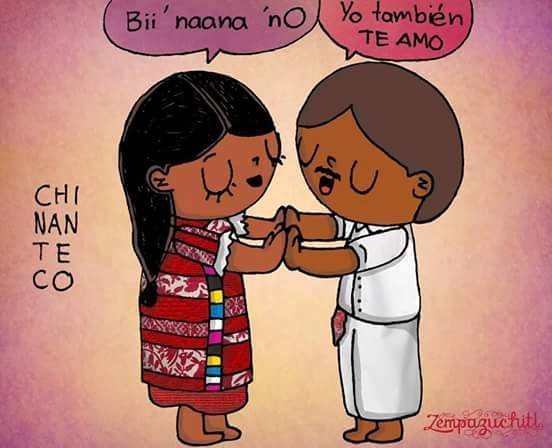 How to say “I love you”(te amo) in  Mexican Indigenous languages.  By: Asociación