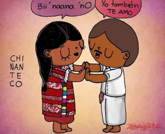 How to say “I love you”(te amo) in  Mexican Indigenous languages.  By: Asociación Tepalcayotl A. C.