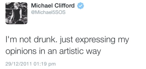 punkxash:  Michaels old tweets give me life 