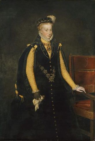 Anna of Austria, Queen of Spain by Anthonis Mor, 1570