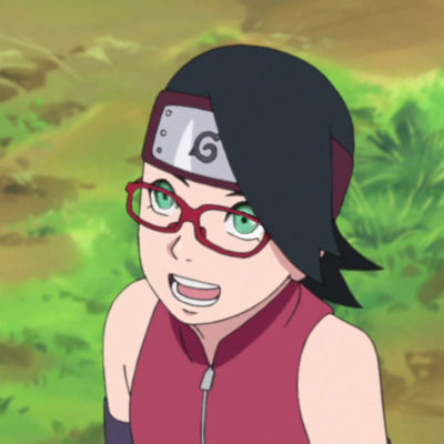 sunflower-uzumaki:   A concept: Sarada with her mother’s eyes.
