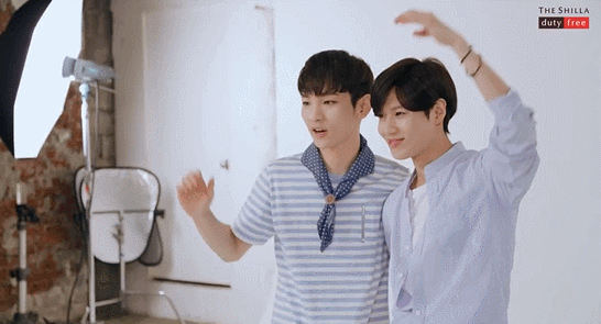 fukumin99:  150703  Shining SHINee for The Shilla Duty Free BTS ^^