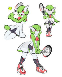 @slbtumblng pokewaifu playing tennis <3