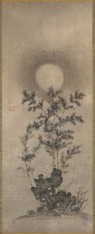 cma-korean-art: Bamboo in Moonlight, 1500, Cleveland Museum of Art: Korean ArtThis painting depicts 