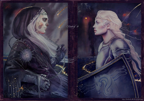 commanderspock: lohrien Eowyn and the Witch-king of Angmar by Kimberly80