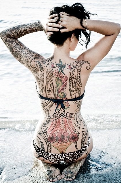 Women with tatoos