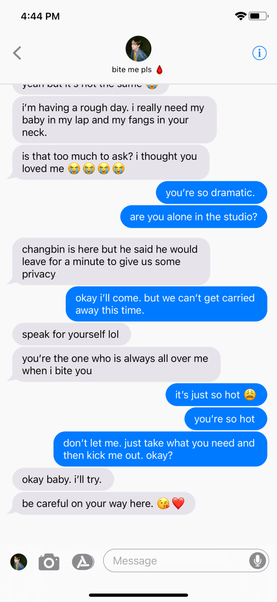Random Texts With Vampire Chan