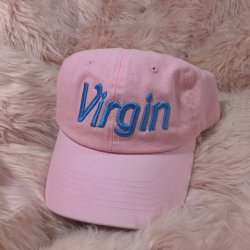 animatedtext:   🌸🦋VIRGIN HAT 🌸🦋   https://animatedtext.bigcartel.com/product/virgin-pink-hat https://animatedtext.bigcartel.com/product/virgin-pink-hat 