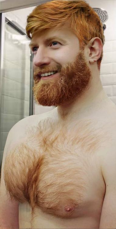 We all know ginger haired men are very hairy snd very large of cock! I speak from experience
