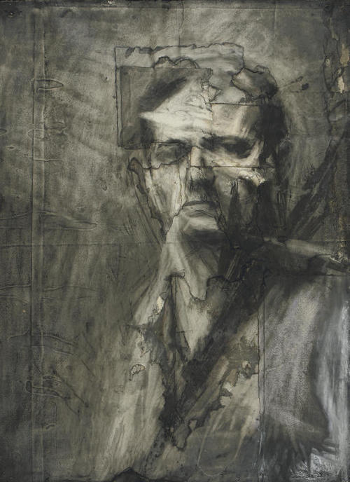Frank Auerbach, Self portrait