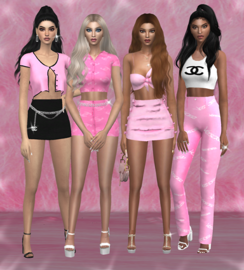 ༺ ♡ CHA-CHING! COLLECTION ♡༻transform your sims into 90s supermodel partygirls with my sixth patreon