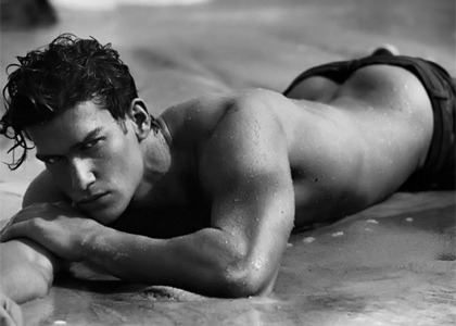 eeeisme:  Sexy nude/underwear model Kaylan Morgan, every inch of him is fucking hot!