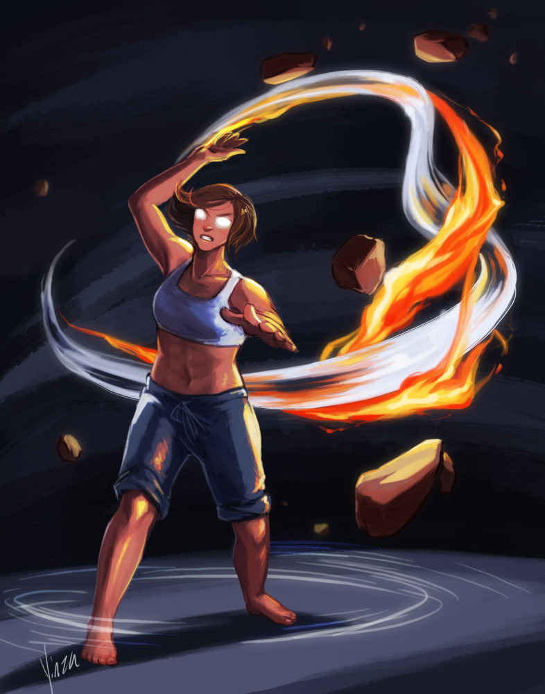 pics Avatar State Aang Fan Art yinza on tumblr korra in the avatar