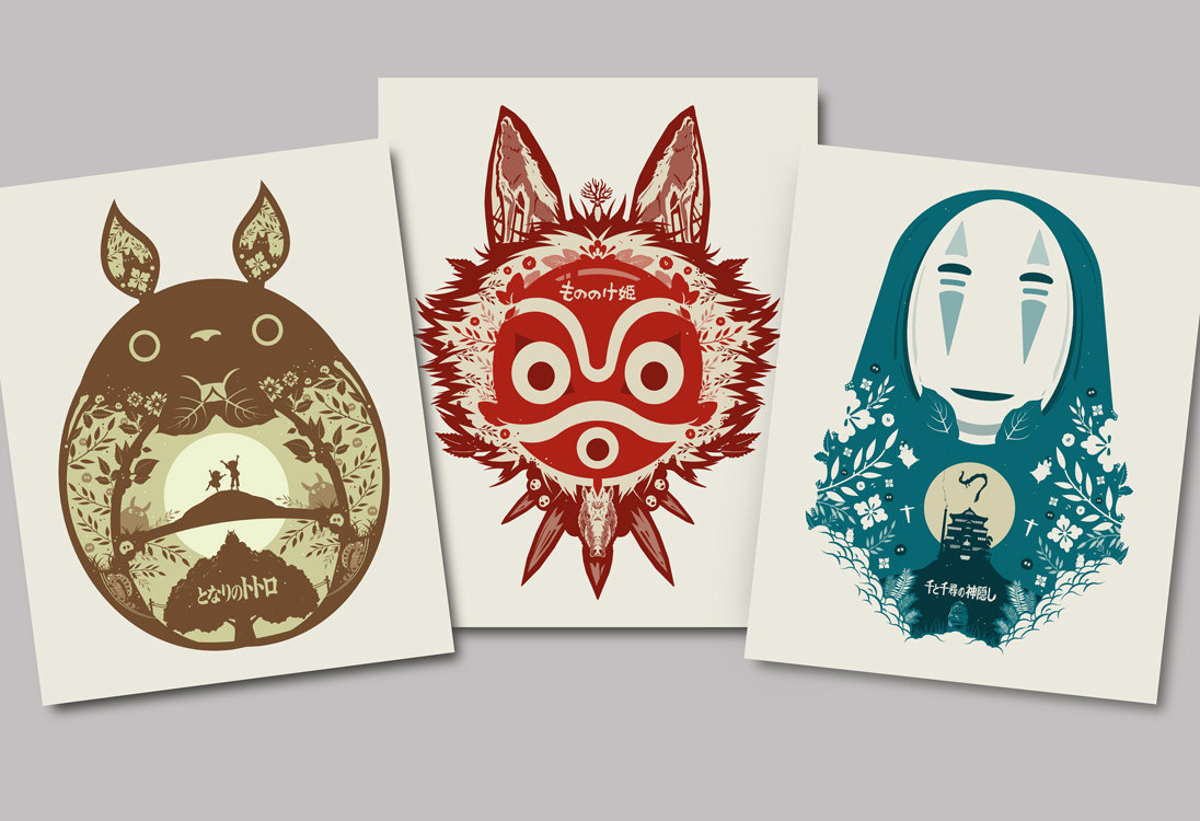 kev-n:  zero—orchestra:  pixalry:  Papercut Style Ghibli Posters - by Michael