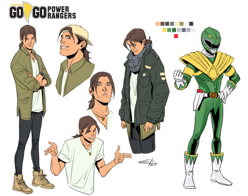 castlewyvern: Go Go Power Rangers Character studies for BOOM!Studios by Eleonora Carlini. 