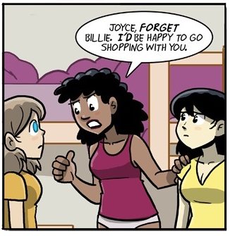 Joyce Gets A New Dress