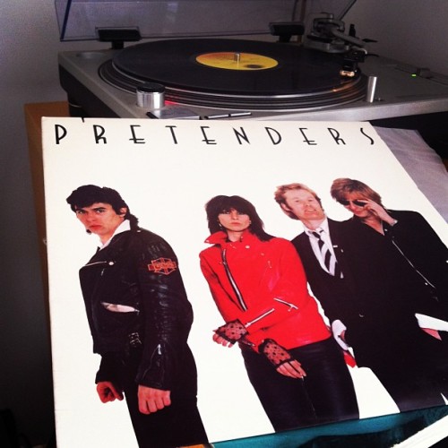 vinylyard:  The Pretenders debut album on adult photos