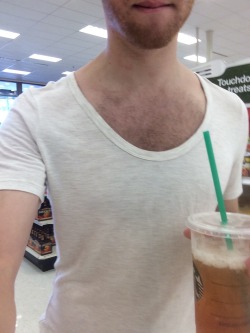 gallopingiraffe:In Starbucks a barista asks “where did you get such a swoop necked shirt”. Me, “the women’s department” Him, “oh..”