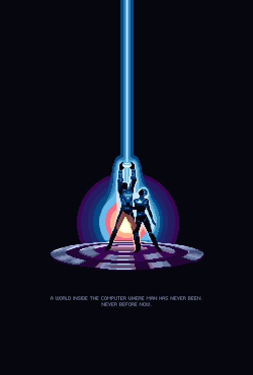 pixalry:  Tron (1982) - Created by Mazeon