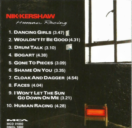 Nik Kershaw - Human Racing album (MCA) 1984