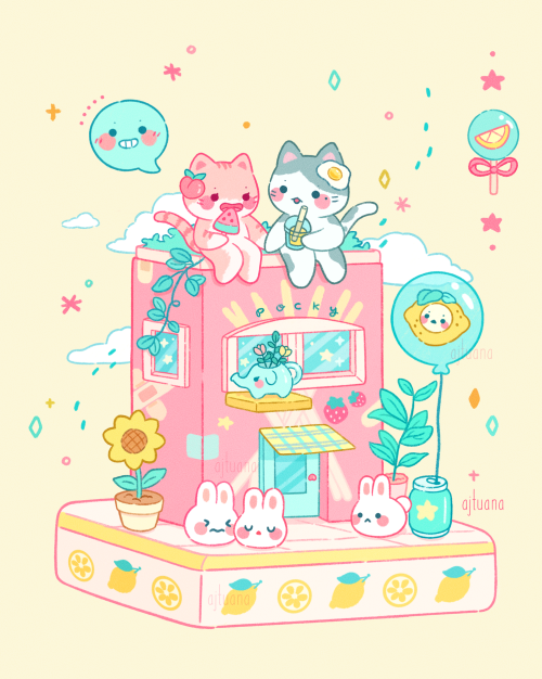  Adventures with Egg and Peach, which one’s your fav? Prints| Wallpapers | Instagram| Tw