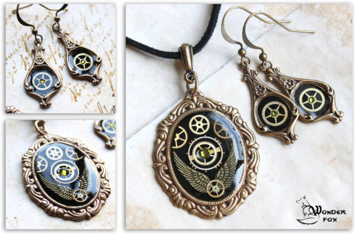 arsenicinshell:  steampunk jewelry by Wonder-fox porn pictures