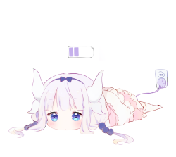 fileth-fileth: [커미션]옹야금✦ongyageumさんのツイート: 충전중… remember to recharge you dragon loli &lt;3