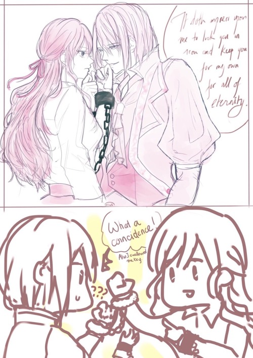 How To Counteract A Yandere 101: Out-yandere Him.