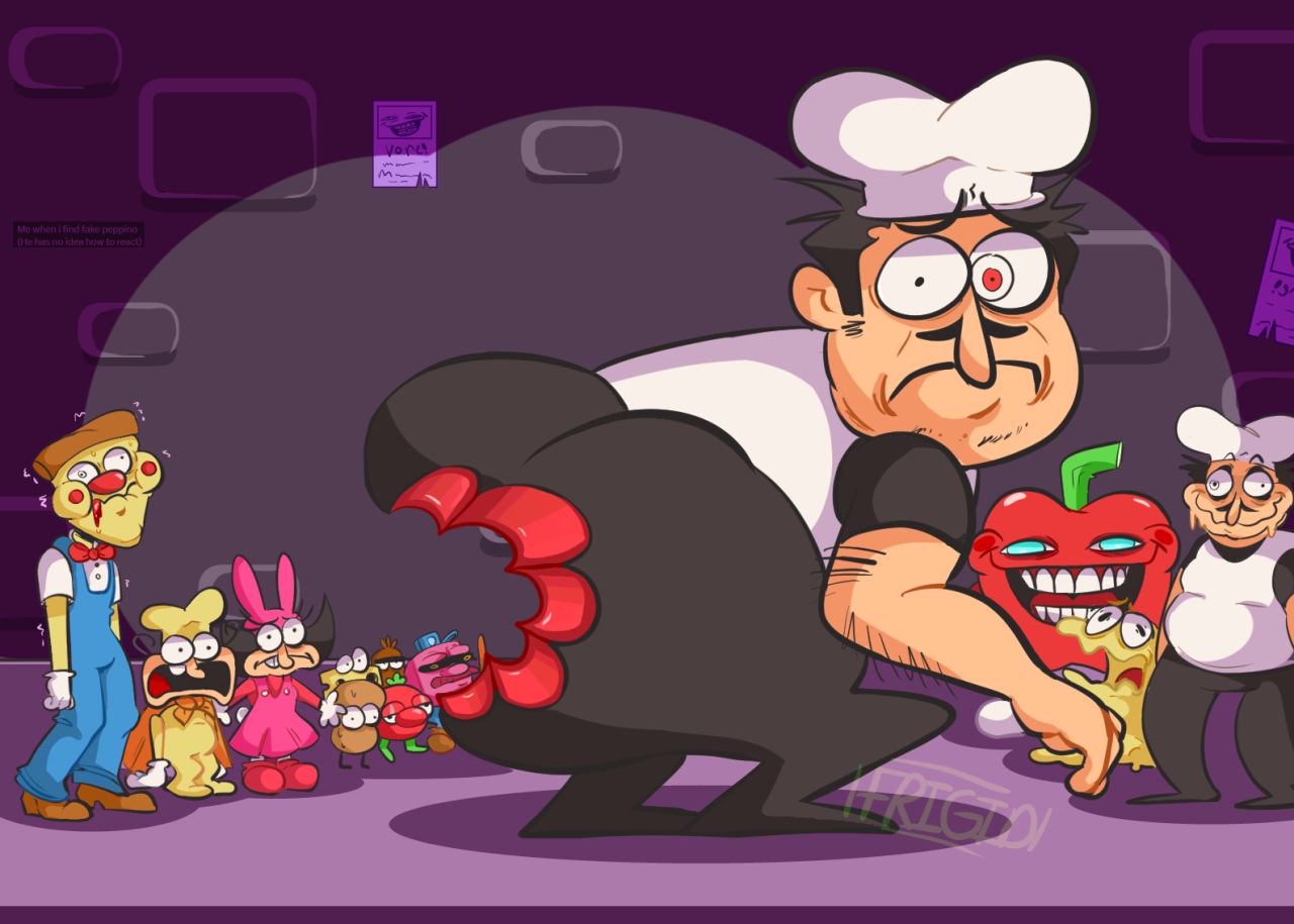 Peppino from Pizza Tower by Portal-The-Freak on Newgrounds