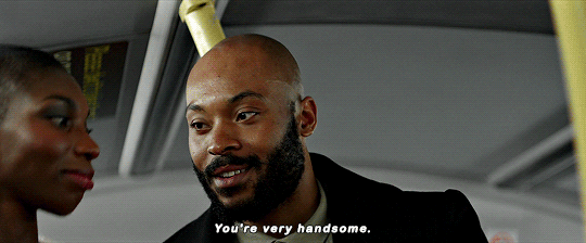 onehellofascene:  “Put your number in my phone.”      Been So Long (Netflix)