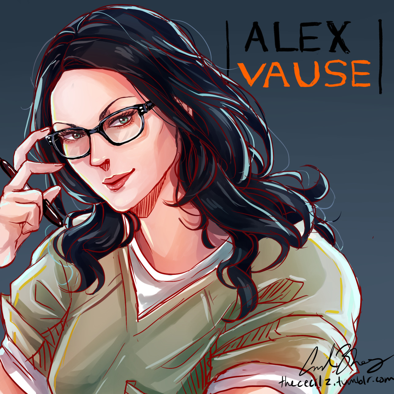 thececilz:  Alex Vause And I follow up Piper with Alex… might end up drawing some