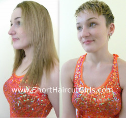 Good girl cut that ugly hair off and have a sexy short style