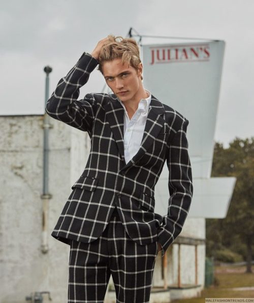 Vogue Man Arabia bets on model Lucky Blue Smith to star in the cover story captured by fashion photo