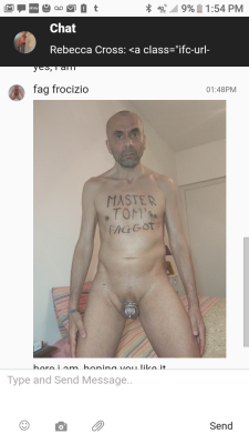 frociziolopiglia: mastertom65:  Faggot marked