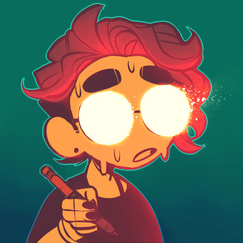 spacejellybeans:New icon but make it spooky™Decided to mess around in Clip Studio yesterday and made