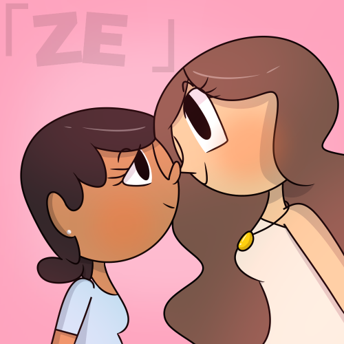 happy valentine’s day! here are my two lesbab gorls to celebrate (kamala sharma and allie ginnapoulo