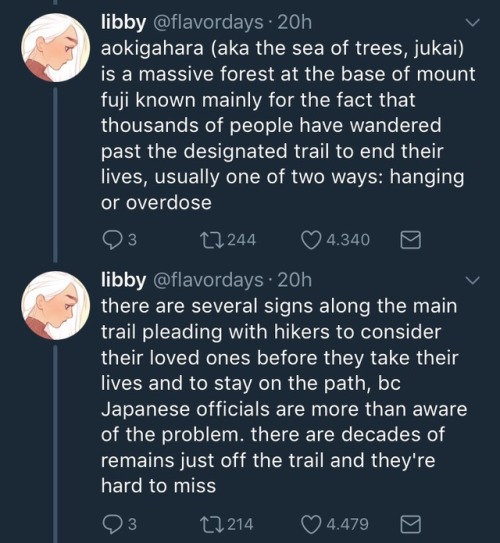 it-started-over-drarry: Here’s a thread with information about Aokigahara (The Suicide Forest in Japan) by the lovely user flavordays on Twitter. If you needed proof of how much of a scumbag Logan Paul is, here it is.