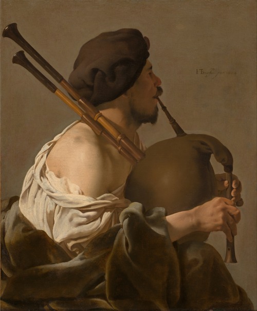 Hendrick ter Brugghen, Bagpipe Player, 1624
