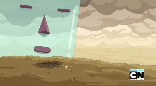 mightyenawolf:  The Candy Kingdom over the centuries.   Peeps’ll never starve in