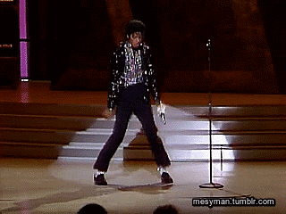 Michael Jackson doing the moonwalk whilst... - Back once again for the  renegade master, d for damager