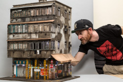 bobbycaputo:  Artist    Joshua Smith  Creates Miniature Worlds Mimicking the Grit and Grime of Urban Architecture  