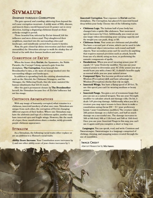 trashkingshomebrew:Ahh, you’ve turned another page in the Broodmother’s Tome! In the aftermath of th