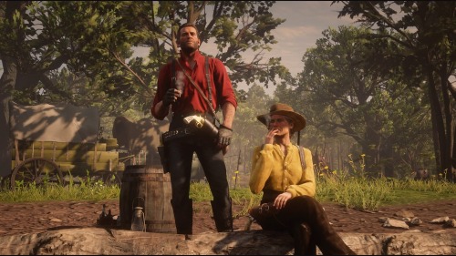 Arthur and Sadie <3You can follow me on Instagram:”@Capturasreddead”