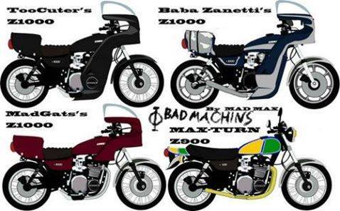 Kool Kawasaki 1015cc — Mad Max KZ1000 bikes
