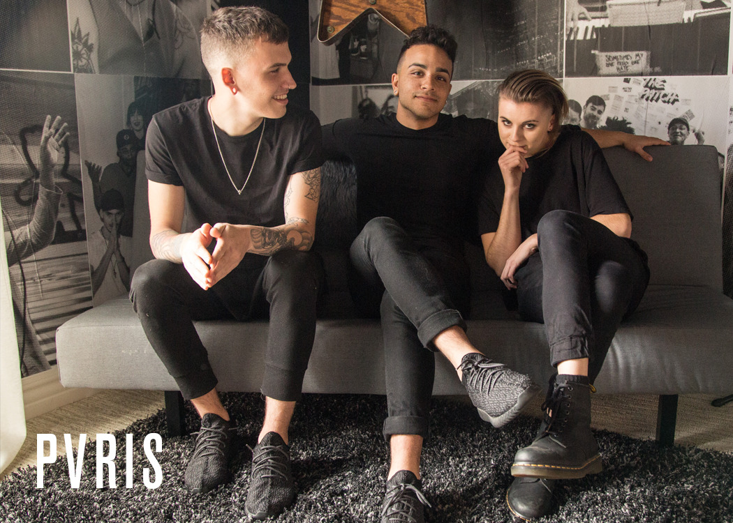 thepatchhouse:  I’m diggin’ alt-rock PVRIS’ alt way of spelling. 