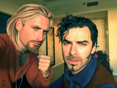 vickysnestart:  Things that need to happen: Dean O’Gorman and Aidan Turner as Tulio and Miguel in a 