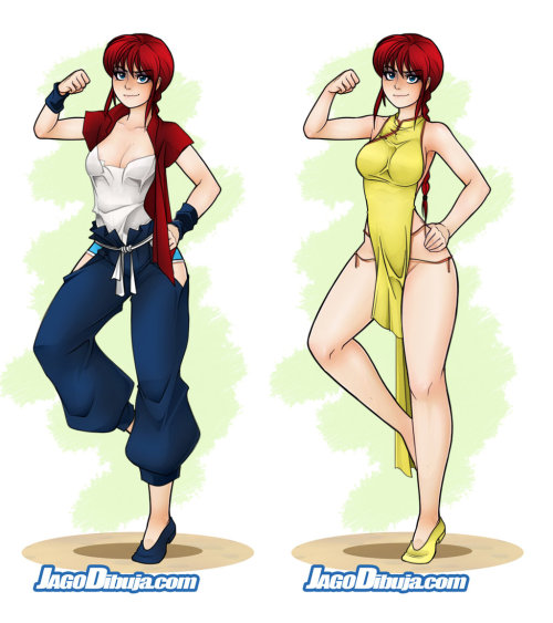 fandoms-females:  Anime Fangasm Finale - Feminine Strength  ( ranma_chan_by_jagodibuja )   <3