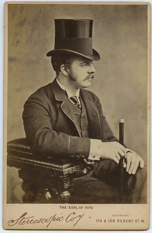 carolathhabsburg:The handsome and dandy Earl of Fife, husband of Pss Louise of Wales. Late 1880s