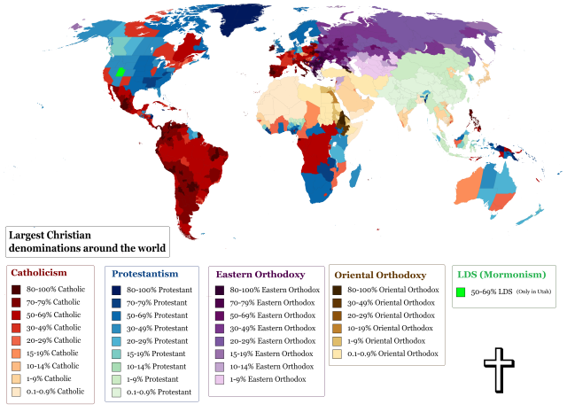 Largest Christian Denominations Around The World VisionViral